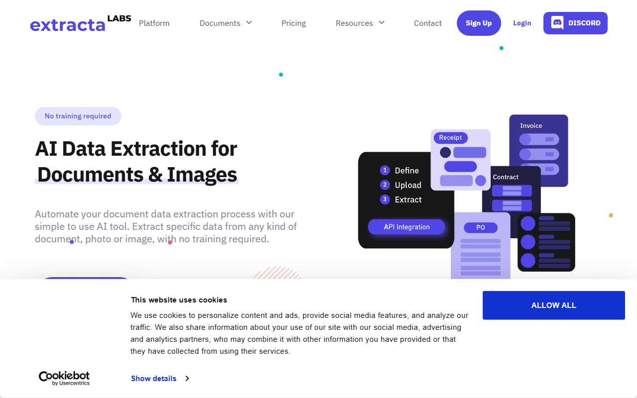 Extracta screenshot