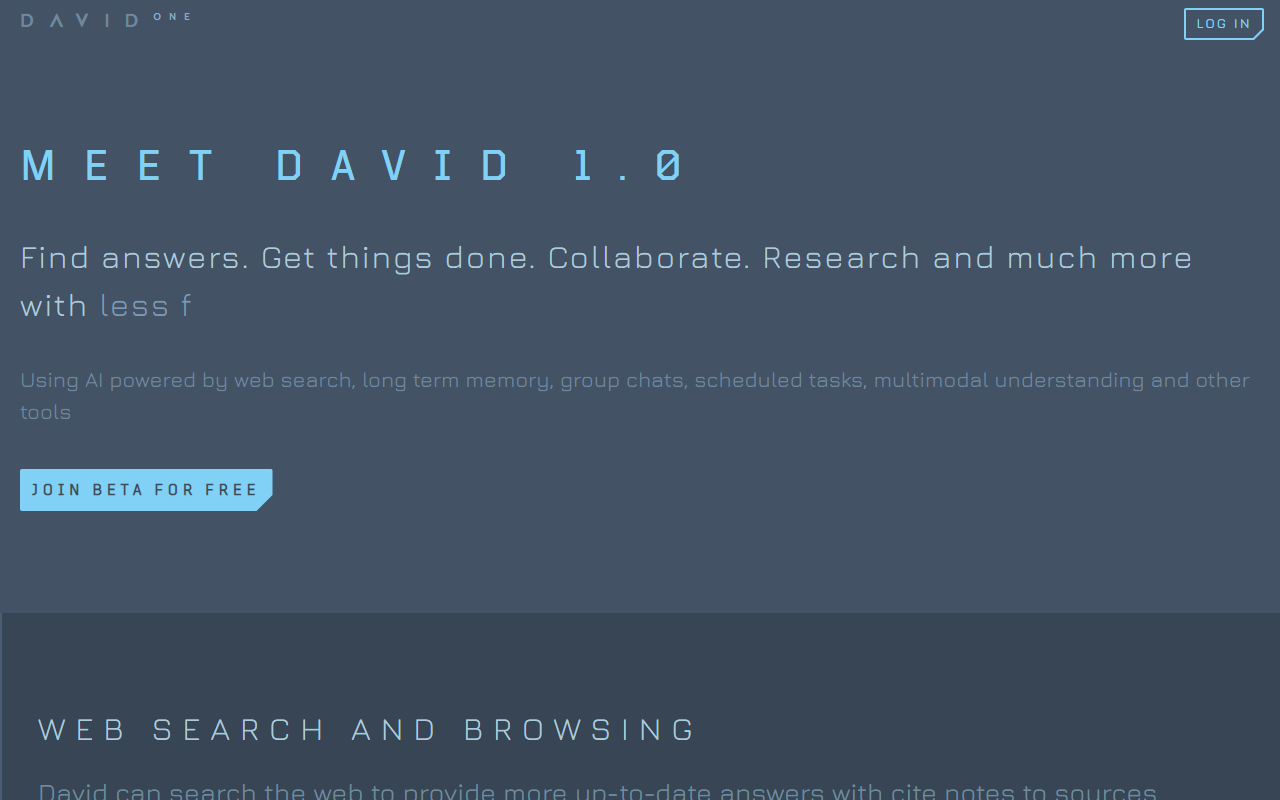 HeyDavid screenshot