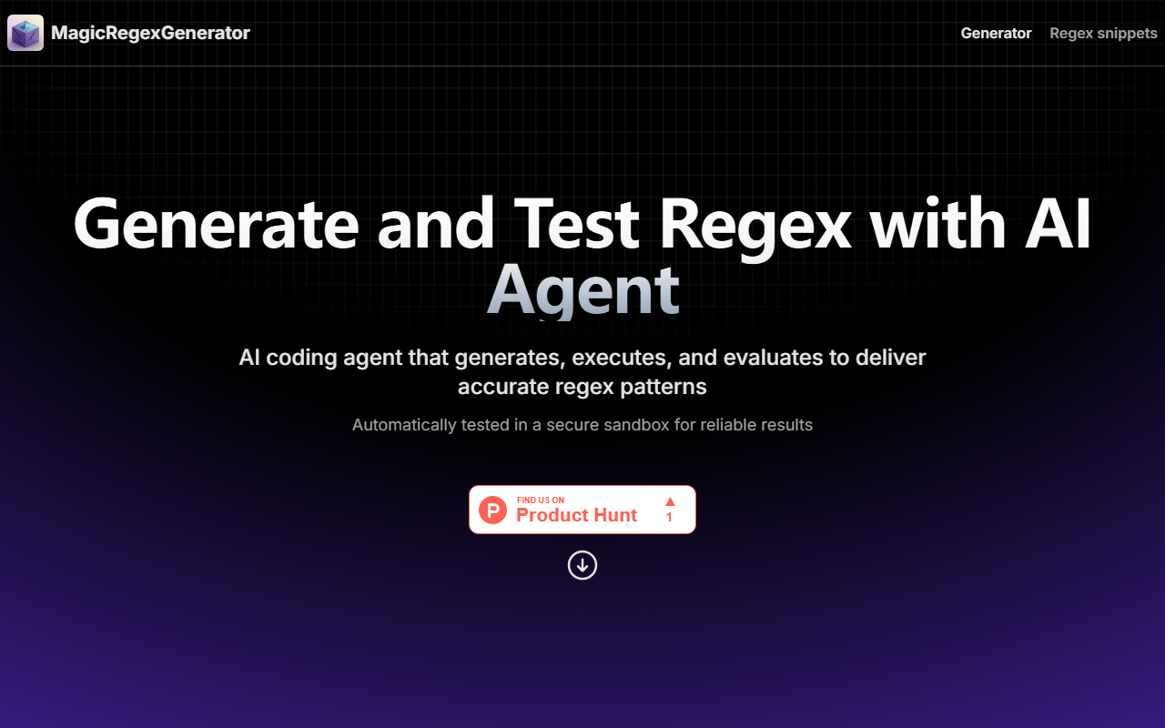 Magic Regex Generator screenshot