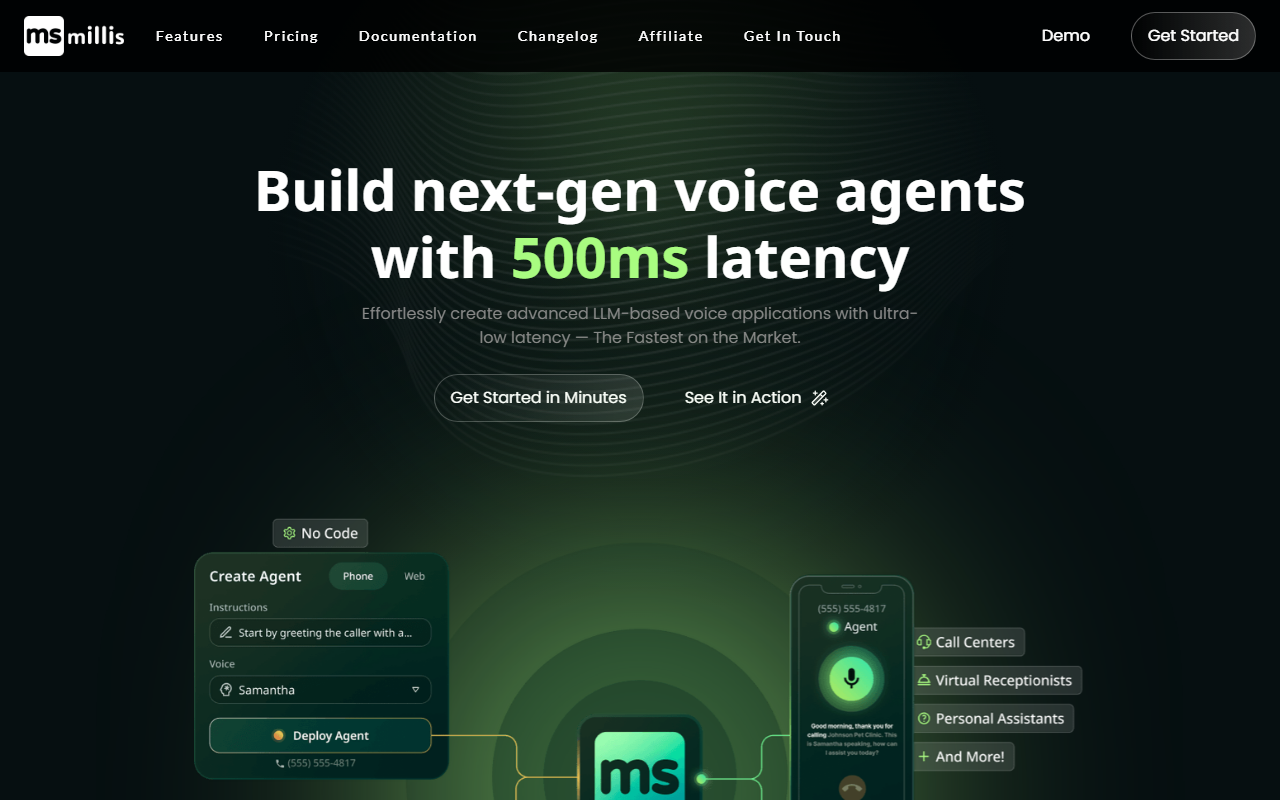 Millis AI screenshot