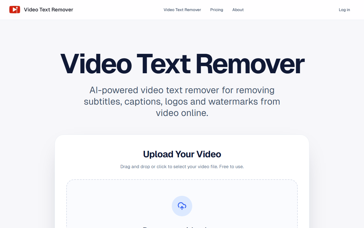Video Text Remover screenshot