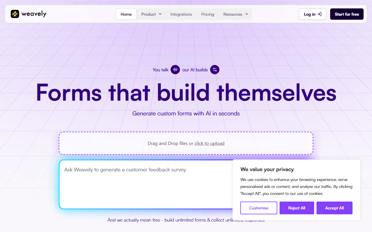 Weavely screenshot
